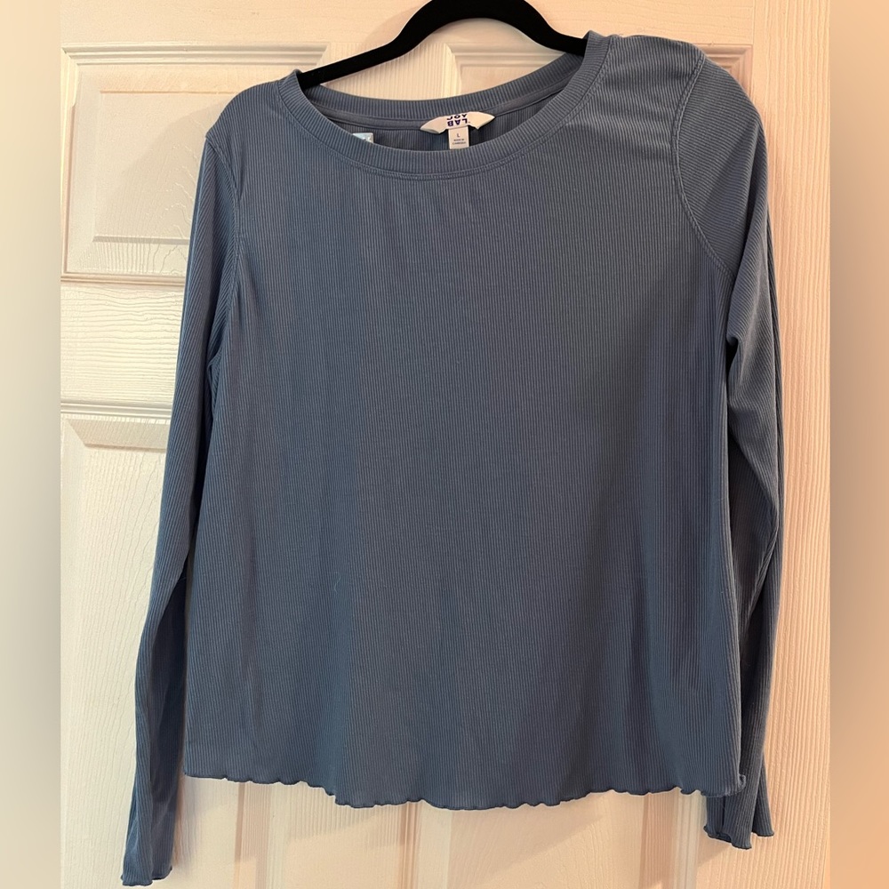 Joy Lab Blue Athletic Top with Open Back